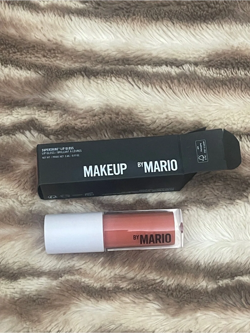 Makeup BY MARIO Supershine Lip Gloss in Sunlit Nude New